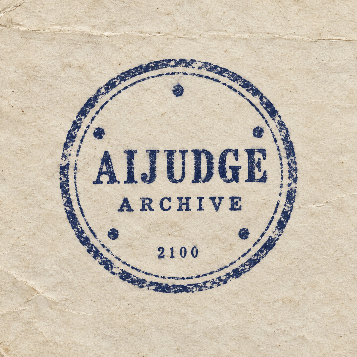 Navy AIJudge archive seal on aged paper